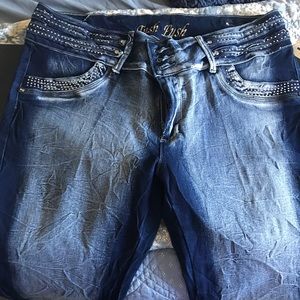 Embellished jeans